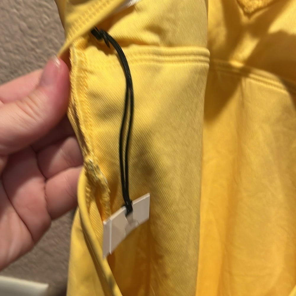 New Shade & Shore Women's Cheeky Racerback Swimwear Yellow Xs One Piece Swimsuit — image 7 of 8